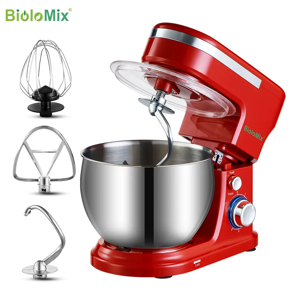 Биоломикс 5л чаша из нержавеющей стали 1200 Вт 6 скоростная кухонная подставка для