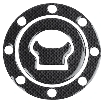 

New Cover Sticker Carbon Fuel / Gas Cap Cover Pad Sticker for SUZUKI GSXR 600 750 1300 SV 1000 GSFT 1200 Bandit Black