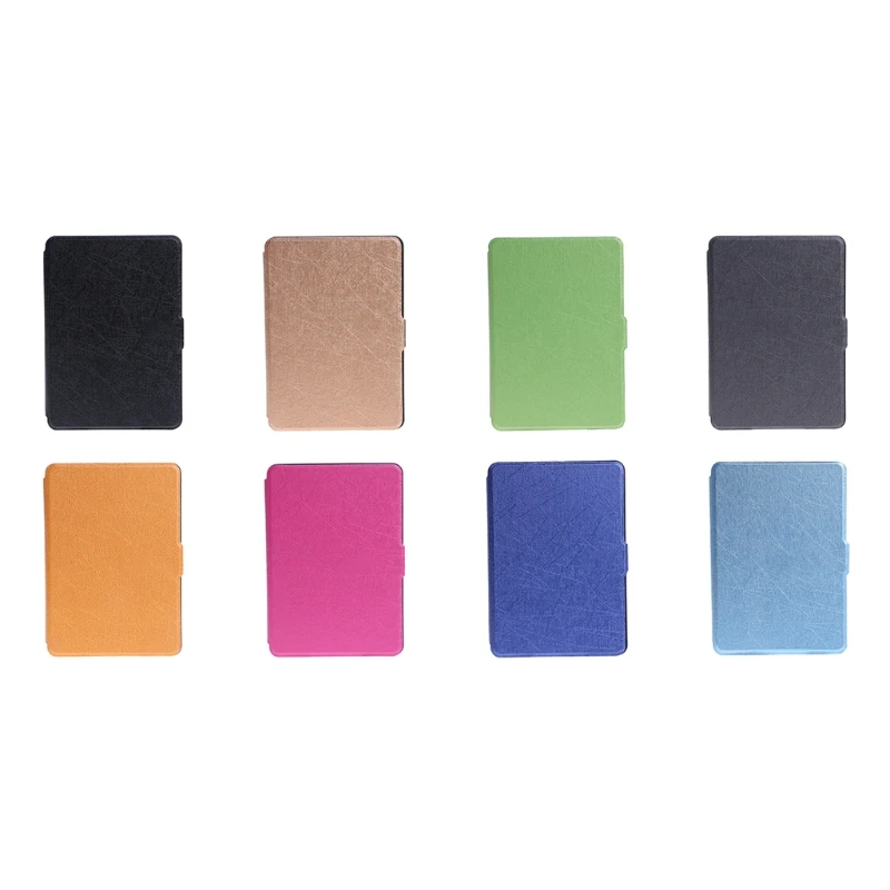 

Ultra Slim Faux Leather Folio Flip Case Protective Shell Skin Cover For Amazon Kindle Paperwhite 1/2/3 6 Inch