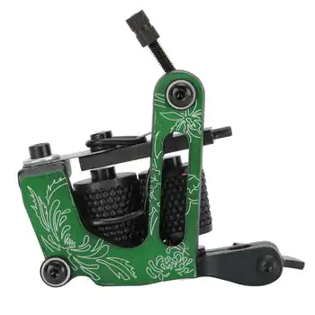 

Permanent Makeup Microblading Coil Tattoo Machine Chrysanthemum Pattern Liner Shader Tattoo Gun for Beginner Tattooist Tattoo