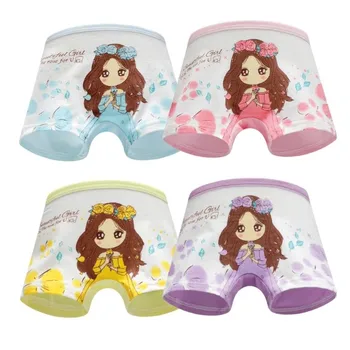 

12pcs Pack New Arrive Girl Underwears Children's Briefs Baby Underwear Cotton Baby Kids Cartoon Designs Shorts ZL16