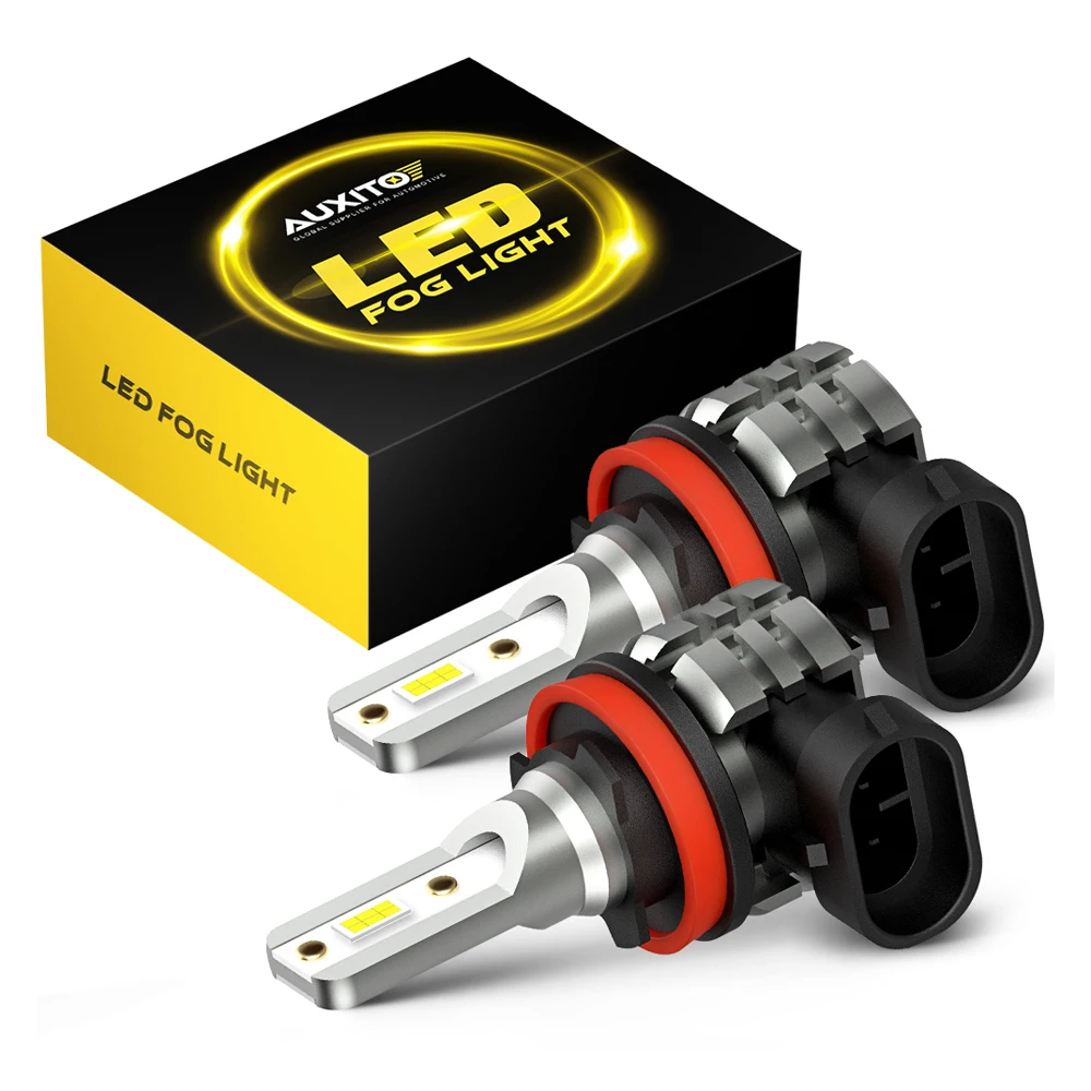 Feux de brouillard,3000 K orH9ampoule LED antibrouillard H8 H11 H16