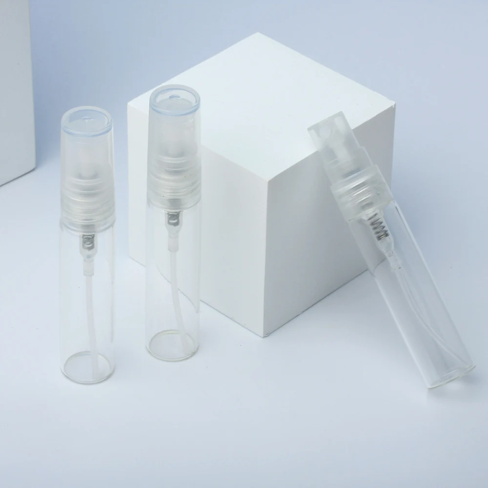 100 Pieces/Lot 5ML Transparent Glass Perfume Bottle Mini Portable Perfume Essential Empty Containers Atomizer For Travel perfume bottle perfume atomizer mini perfume bottle mini perfume atomizer refillable perfume bottle