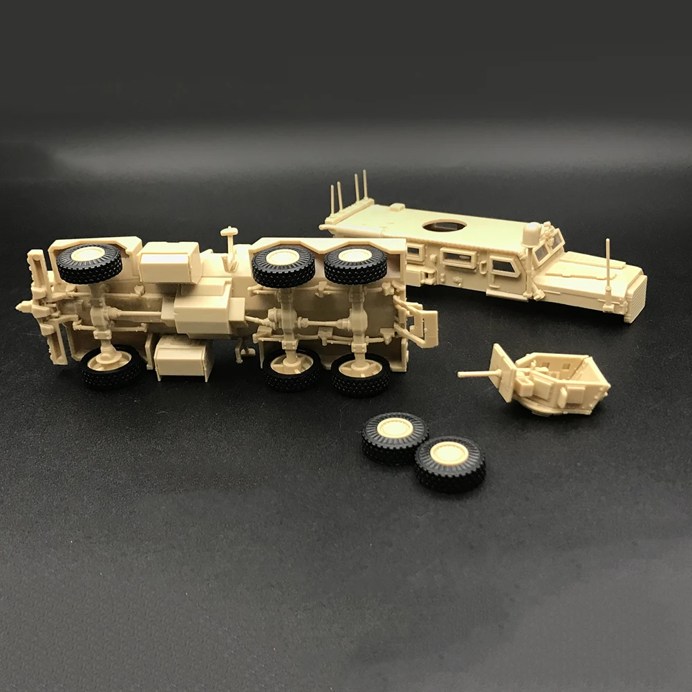 1/72 моделирование 6X6 Пума Militarial грузовик Модель 3D головоломка Строительная игрушка Коллекция Модель упражнения детская способность