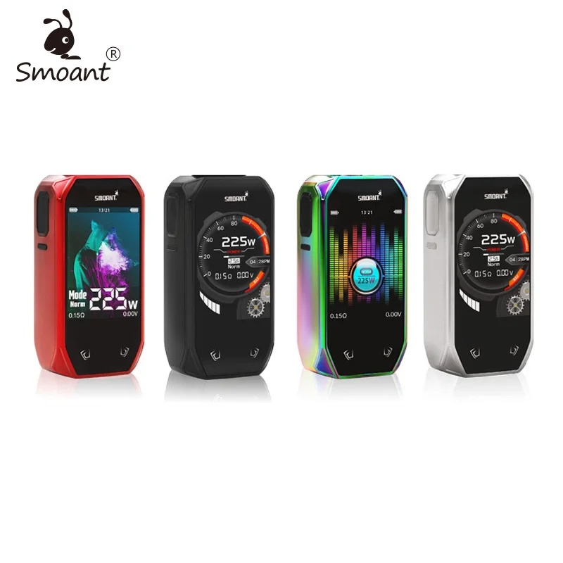 Оригинальный бокс-мод Smoant Naboo вейп 225 Вт классический пользовательский интерфейс