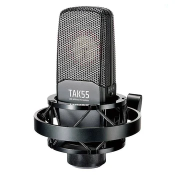 

Takstar TAK55 Studio grade Professional Recording Microphone Dual gold plated diaphragm three polar patterns