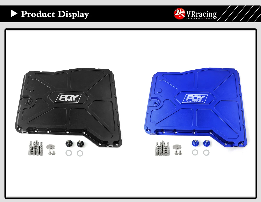 VR-CNC алюминиевый моторный масляный поддон заготовка ребристая трансмиссионная масляный поддон черный синий для 09~ 18 GTR R35 VR38DETT VR38 VR-OP48