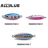 ALLBLUE Slow Drop 7G 10G 15G Micro Cast Metal Jig Shore Casting Jigging Spoon Saltwater Fishing Lure Artificial Bait Tackle ► Photo 2/6
