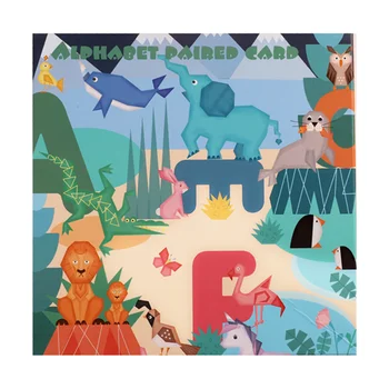 

1 Box Alphabet Matching Cards Kids Educational English Letters Cognitive Cards Puzzle Jigsaw Toys Set for Boys Girls (Colorful)