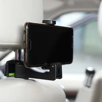 

For BMW X1 X2 X3 X4 X5 X6 F10 F15 F16 F25 F26 F30 F34 F35 F48 Car Headrest Hooks Multi-function Seat back Phone Holder Hangers