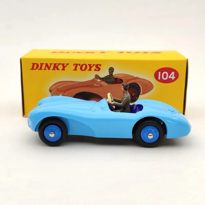 DeAgostini 1/43 Dinky Toys 104 For Aston Martin DB3S Blue Diecast Models Collection