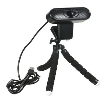 

Full HD 1080P Webcam Built-in Microphone for Laptop or Desktop with Tripod USB Camera Web PC Camera Web Camera for Computer