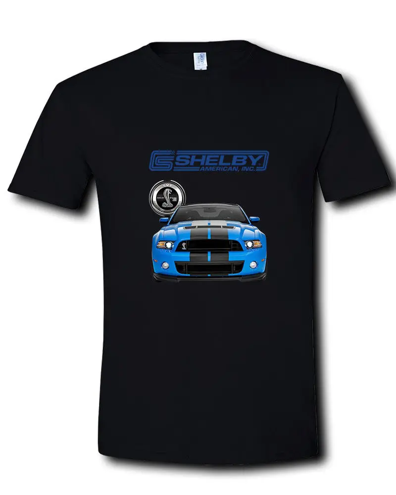 

Shelby Cobra Mustang Gt 500 Muscle Racing Car Free Shipping T-Shirt 2019 Unisex Tees