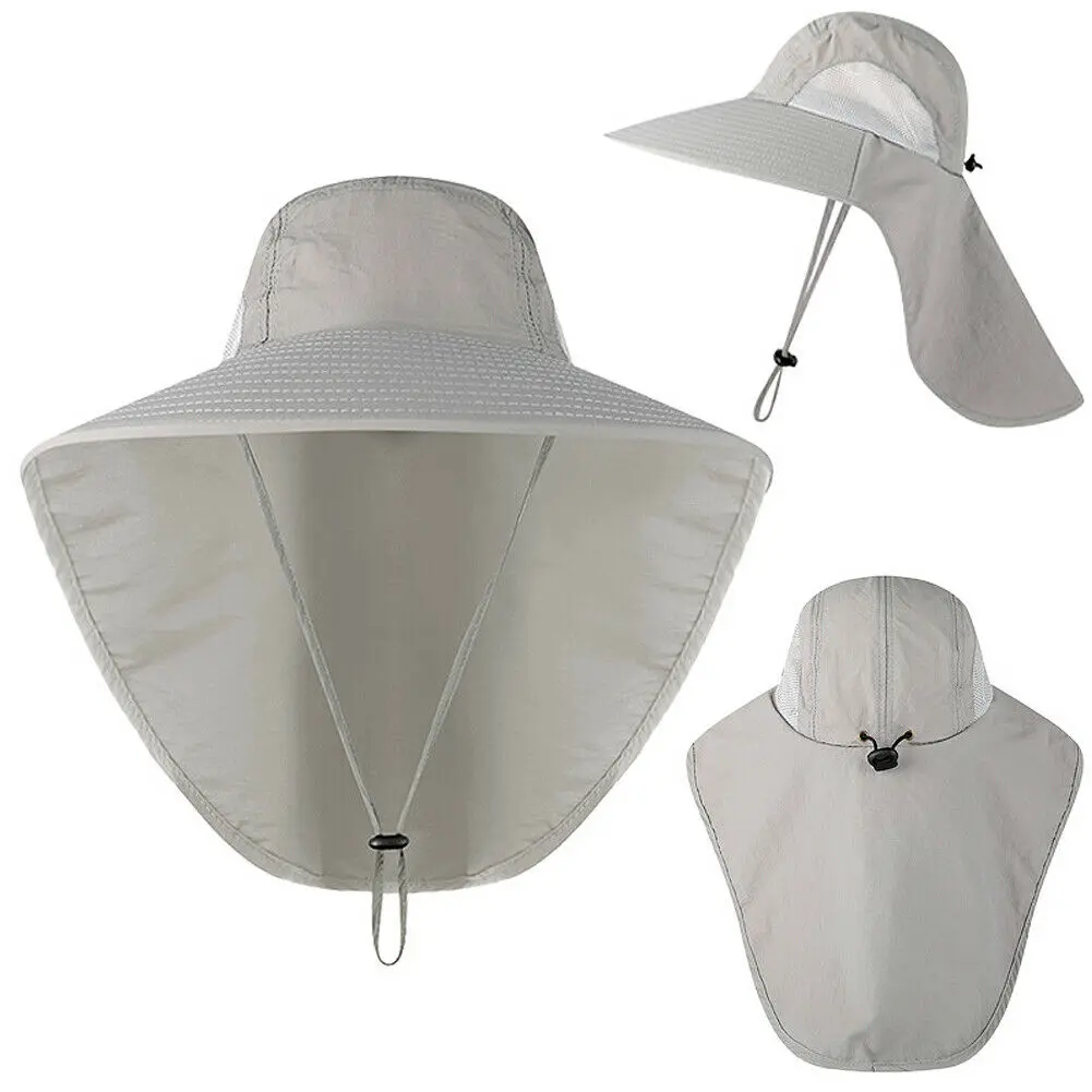 Light Gray Новейшая популярная мужская дамская шляпа Boonie шляпа для фестиваля рыбалки Fisher наружная летняя пляжная кепка от солнца защита от ветра, УФ излучения - Цвет: Light Gray