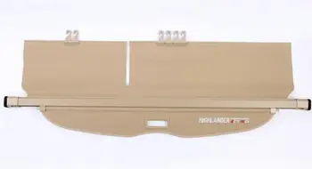 

Apply only for 09-2019 Toyota New Highlander trunk cover tailbox 19 decoration 18 modified accessory PU leather