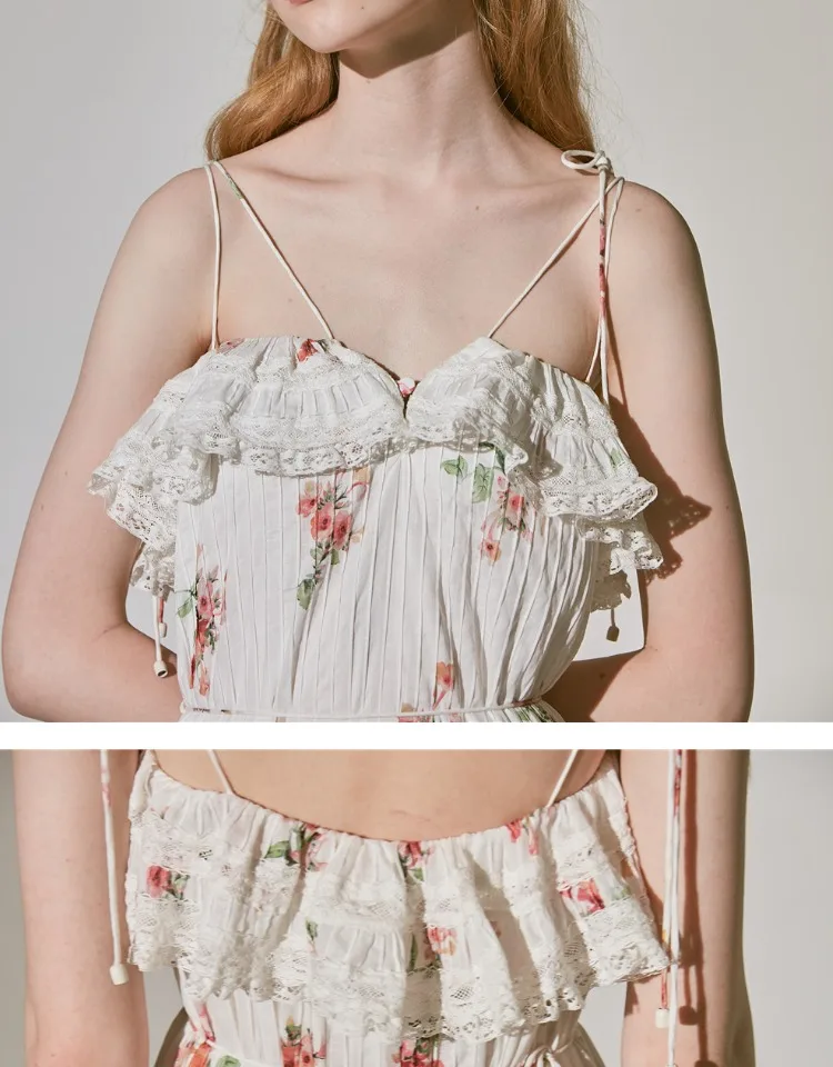 EASYSMALL, женское платье, модное, кантри стиль, свежий цветок, высокое качество, Vestidos, уличная одежда, высокая талия, платья без рукавов