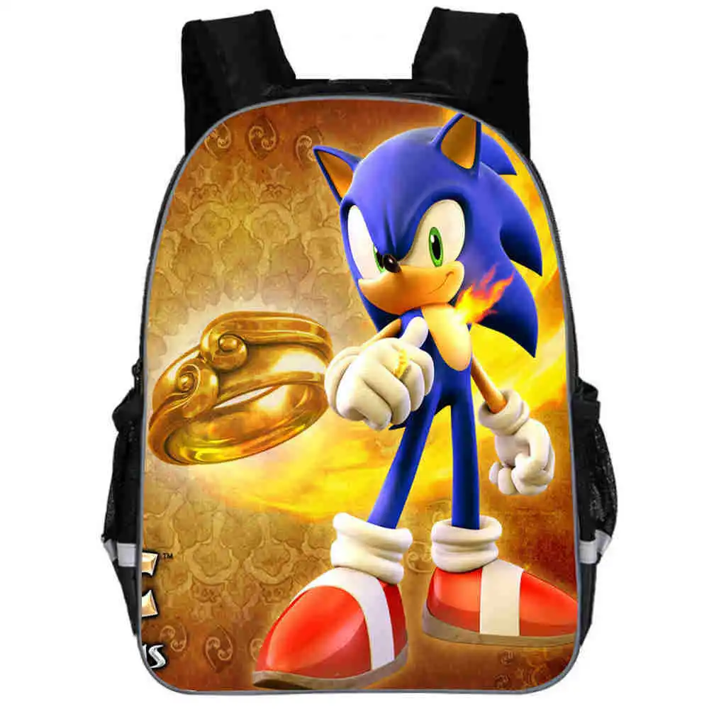 11-16 дюймов Super Mario Bros Sonic Boom Hedgehogs школьные сумки для детского сада детские сумки для книг Детская сумка-рюкзак в подарок
