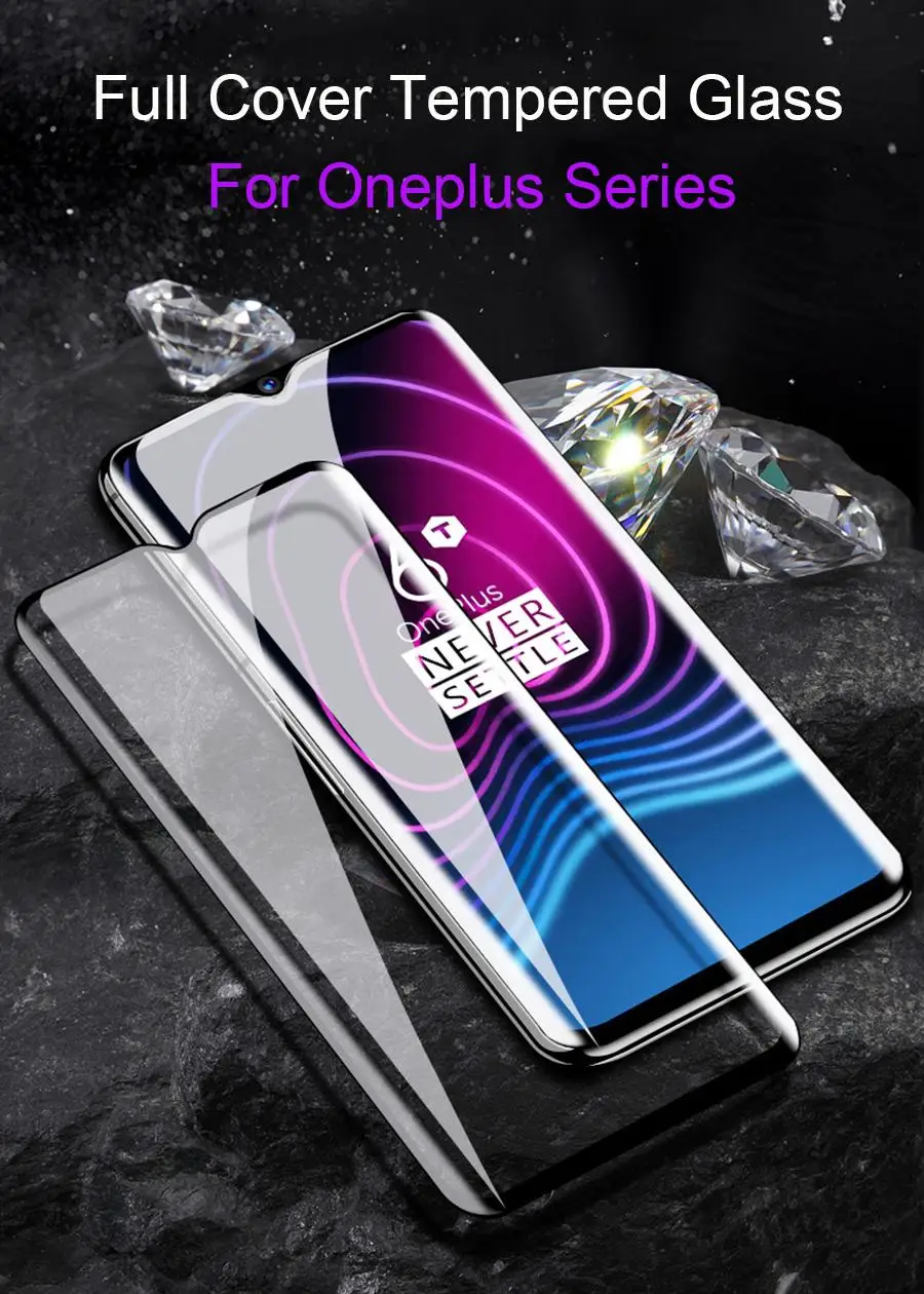 Для OnePlus 7T Pro 7 6T 6 5T 5 3t 3 Защита экрана полное покрытие закаленное стекло на для One Plus 5T 6T 7 защитная стеклянная пленка