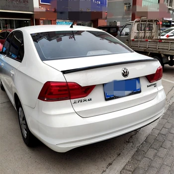 

High Quality ABS Plastic Primer Color Car Tail Wing Decoration Rear Trunk Spoiler For Volkswagen Santana 2016 2017 2018