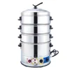 35CM Stainless Steel Large Capacity Electric Steamer Small Steamed Bun Steamer With Four Layers Dumplings Steam Oven 1