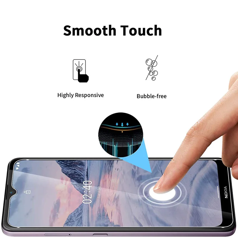 mobile phone screen protector Bộ 3 Kính Cường Lực Cho Nokia 1.4 2.3 2.4 3.4 4.2 5.3 6.2 7.2 8.3 Tấm Bảo Vệ Màn Hình 9H 2.5D điện Thoại Trên Bộ Phim Có Kính Cường Lực t mobile screen protector