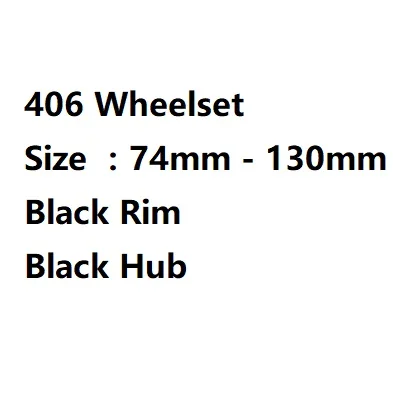 Litepro 406 451 20 Inch Folding Bike Wheelset 4 Bearing Double Wall Alloy 16/20 Hole Rim SP8 Vp18 Folding Road Bicycle Wheel Set - Цвет: 406  74-130mm