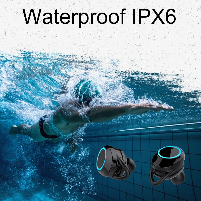 Портативные IPX6 водонепроницаемые мини беспроводные наушники, bluetooth-наушники, спортивные наушники для IP8 IP7 Xiaomi audifonos para celular