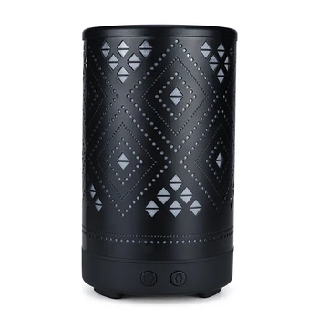 

HOT！-Metal Grid Essential Oil Diffuser 100Ml Aroma Diffuser Ultrasonic Aromatherapy Humidifier Cool Mist Maker for Home Office E