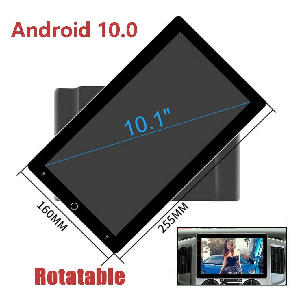 Поворотный 10 1 &quotAndroid 0 2 ГБ + 32 Автомобильный DVD-плеер GPS-радио Wifi Bluetooth для