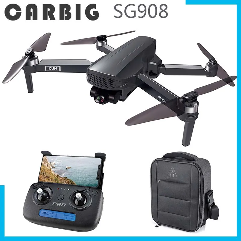 2021 Новый SG908 Дрон 3 осевому гидростабилизатору 4K Камера 5G Wi Fi GPS FPV Профессиональный 50X складного