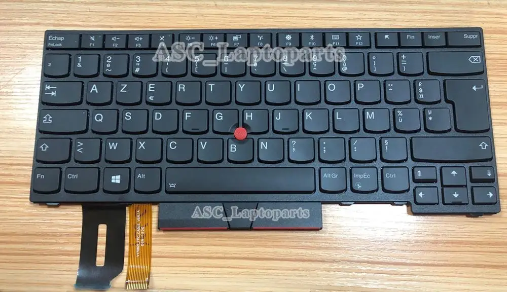 Новая немецкая французская швейцарская испанская клавиатура США QWERTY для ноутбука lenovo Thinkpad T480S type 20L7 20L8, с подсветкой, без рамки