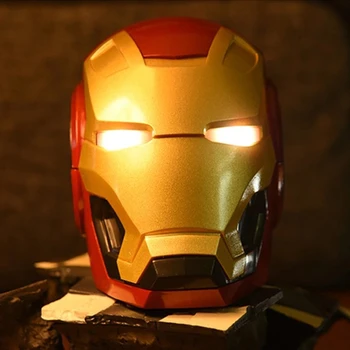 

Iron Man Bluetooth Speaker portable Wireless Loudspeakers Bass Stereo Subwoofer led Audio Music Center Support TF Card FM Radio