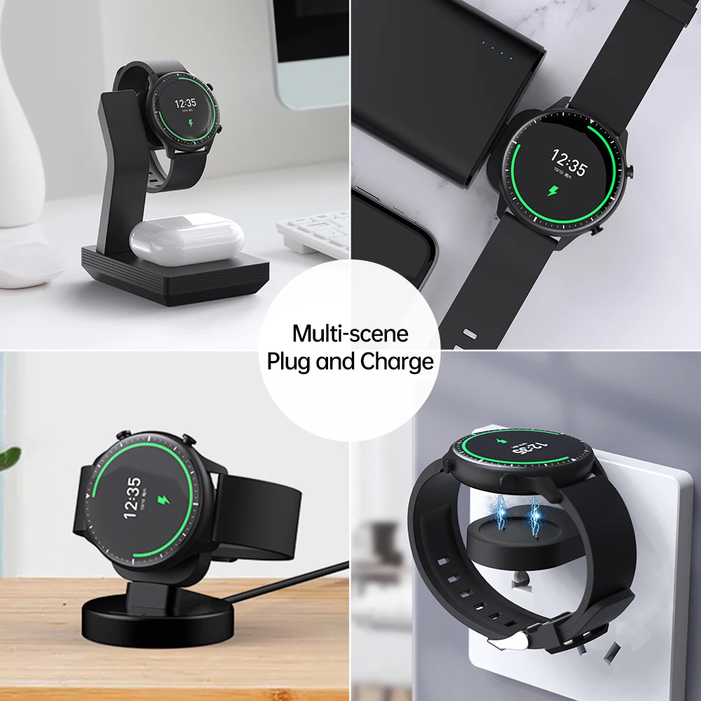 Dock Charger Adapter wireless USB Charging Cable Cord Stand Amazfit GTR2 GTR 2e GTS2 GTS2 mini Bip U T-rex Pro Smart Watch watch charger charging cable usb cable charger