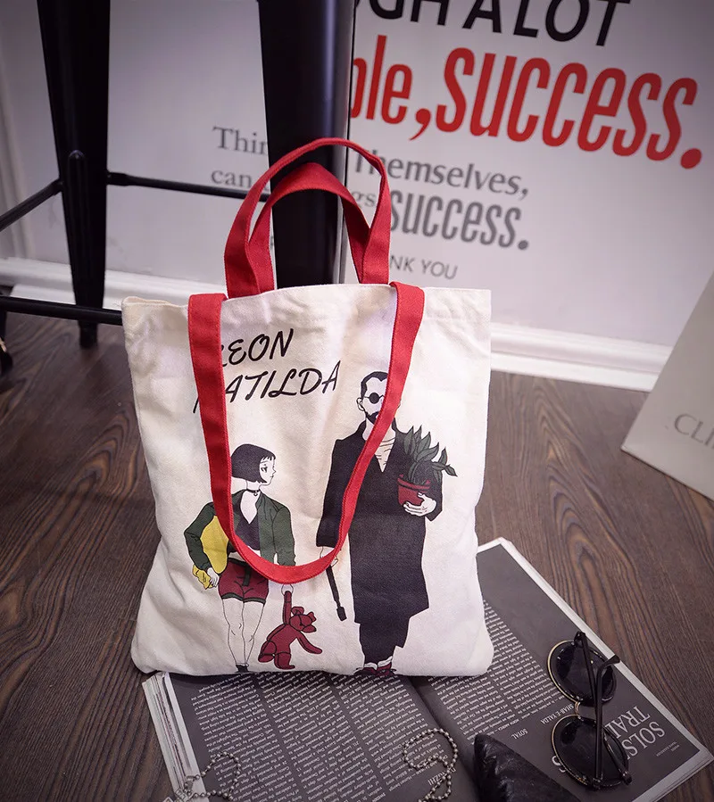 

Men And Women Back Canvas Bag Fashion Women's Bag Stall Supply of Goods One-Shoulder One-Shoulder Handbag