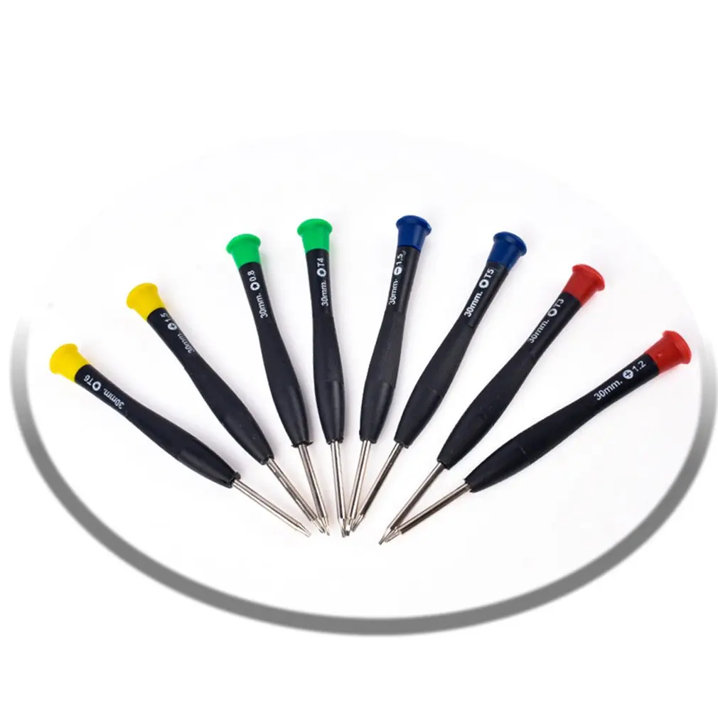8 шт прецизионный Многоцелевой Набор отверток для мобильного телефона компьютера ПК Ремонт Разборка части сменные инструменты