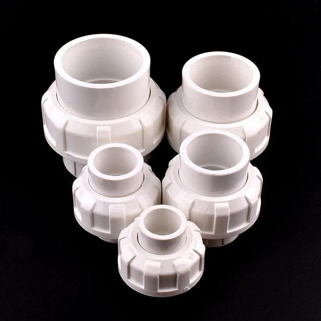 1 Pc 20 25 32 40 50 Mm Id Minőség Vastagítás Fehér Pvc Union Joint Csőcsatlakozó Az Öntöző Kerti Hidroponikus Rendszerhez - Image 2