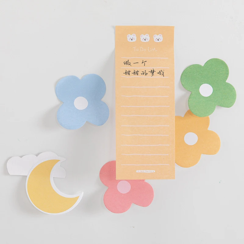 Kawaii фрукты блокноты Милые Складные Липкие заметки наклейки для письма детей DIY