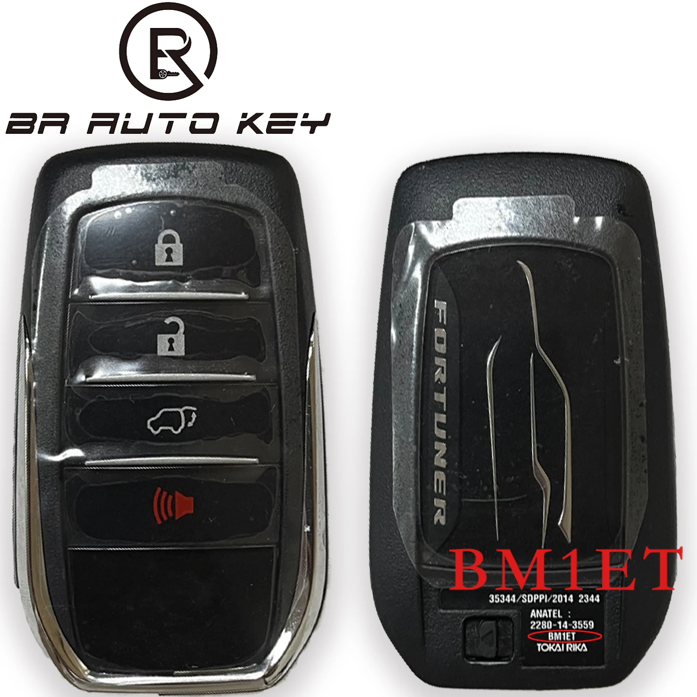 OEM Smart Remote Car Key for Toyota Fortuner SW4 2015 2016 2017 2018 Intelligent key 0182 Board BM1ET 312/314MHZ 434MHZ H CHIP