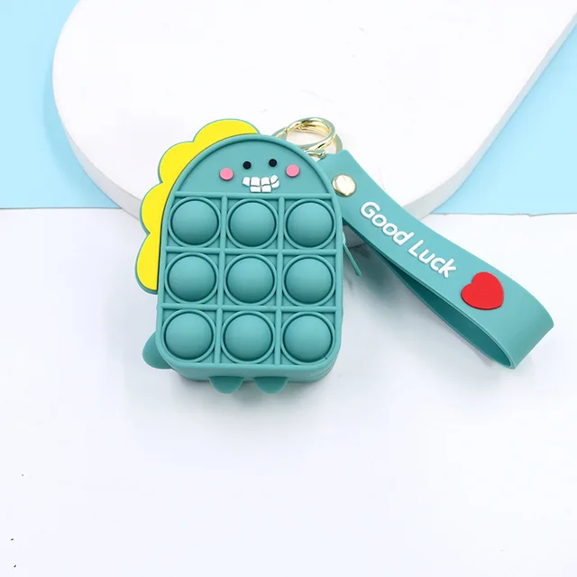 New Popit Mini Money Wallet Fingertip Toys Push Bubble Popite Pendant Bag Hot Sale Adult Decompression Toys Children Anti-Stress new 07
