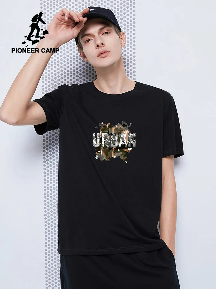

Pioneer Camp Summer Casual T-shirts Men 100% Cotton Slim Fit Streetwear Hip Hop Fashion tshirts for Male ADT0221023H