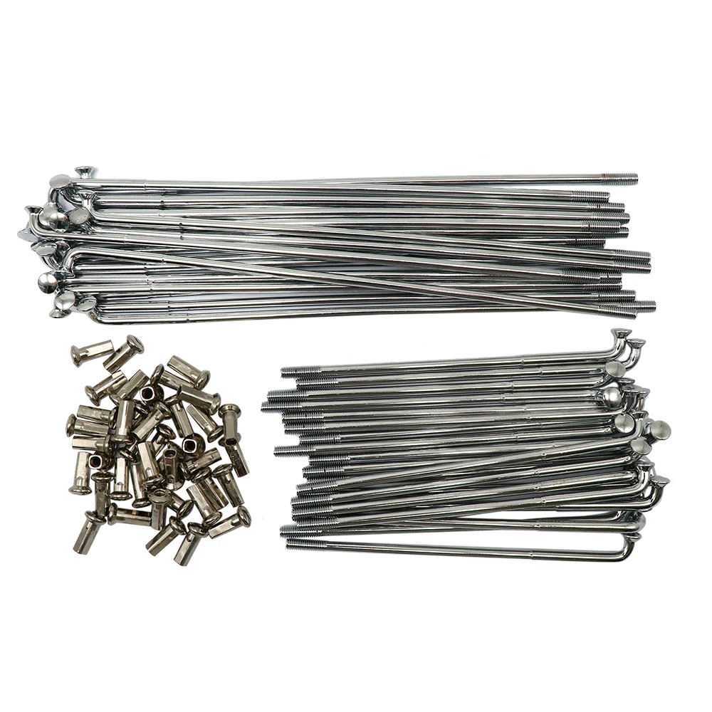 40pcs/set Motorcycle Motorbike Front and Rear Rim Wheel Spokes Kit For BMW R12 R75 R72 M1 M72 Ural CJ K 750 dirt bike wheel spoke