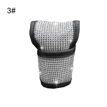 

Automobile Rhinestone Handbrake Safety Belt Shoulder Gear Protection Cover Set