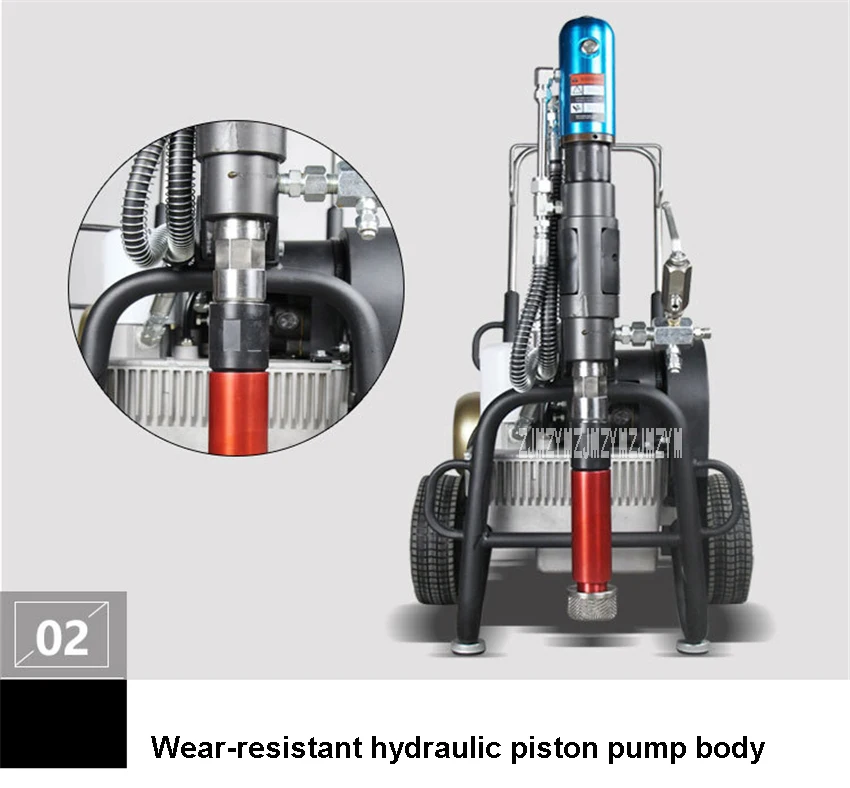S4 High Pressure Airless Putty Spraying Machine Gasoline / Electric Spraying Machine Latex Paint Paint Spraying Machine 10L/Min