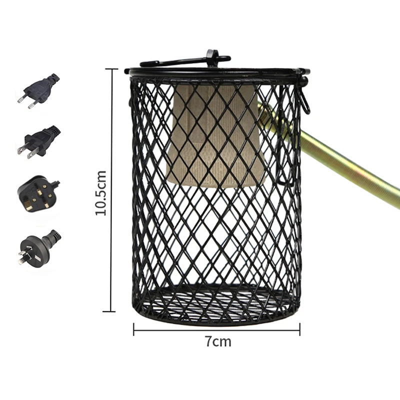 Pet Reptile Light Heating Bulb Lamp Heater Cage Black Ceramic E27 Warmer Bulb Brooder Chickens Tortoise Hamster Lizard Reptile