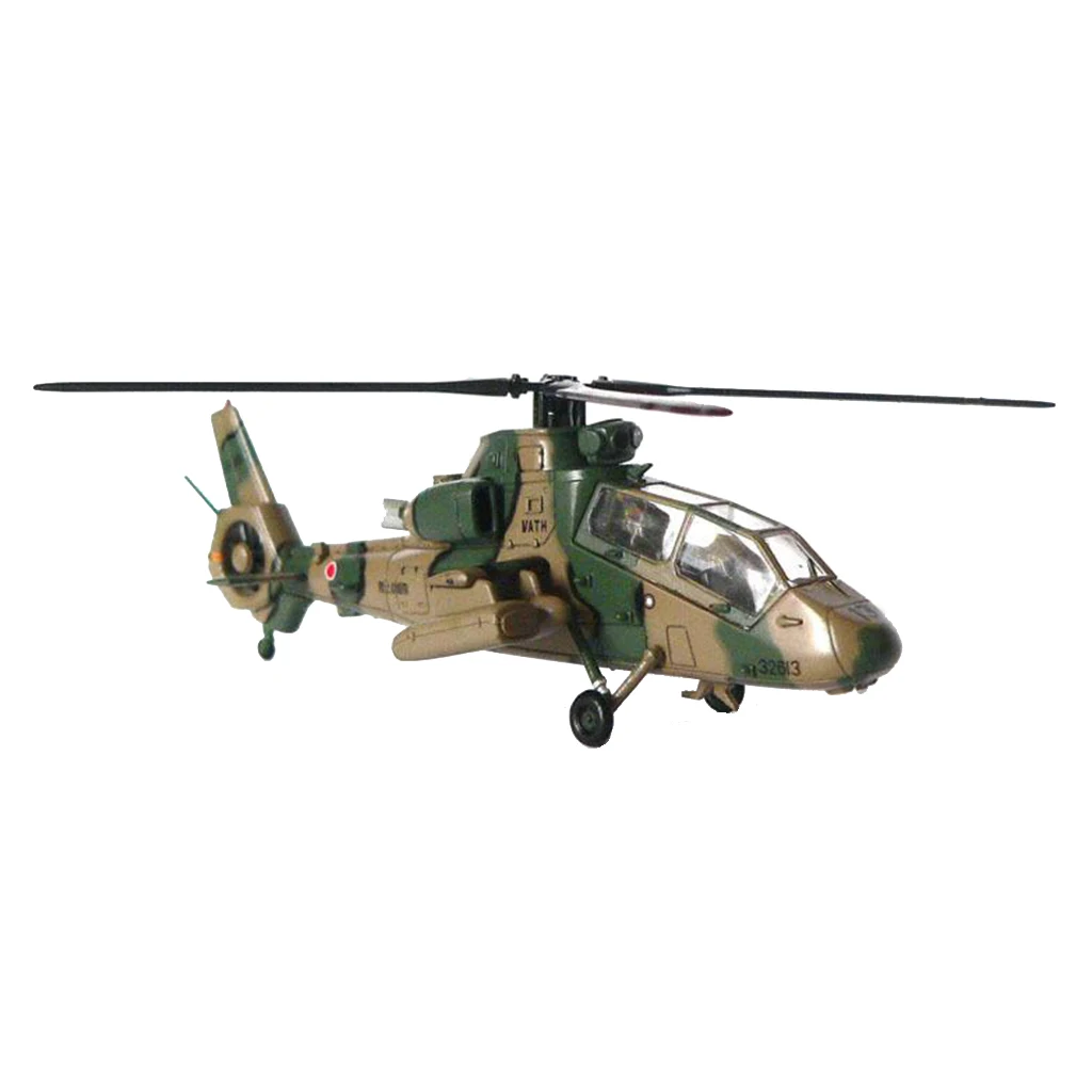 1/100 OH-1 японский Вертолет Самолет сплав Металл литье под давлением модель Военная