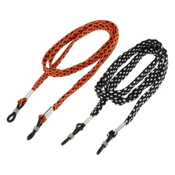 

2 Pieces Anti-Slip Sports Eyeglass Reading Spectacles Sunglasses Glasses Holder Cord Chain 60cm Long