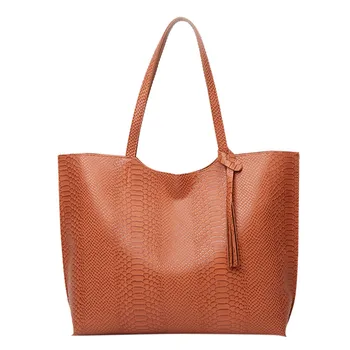 

famous brand bag Women Serpentine Tassel Pattern Zipper Tassel Bag Hand Bag Shoulder Bag Armpit Bag сумка женская через плечо