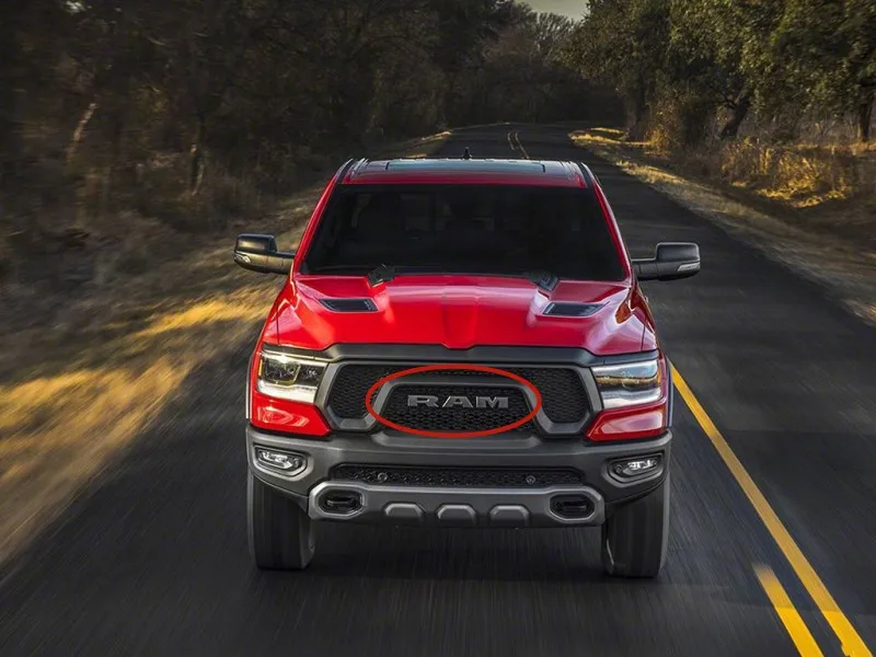 Передняя решетка заводская табличка, эмблема логотип для DODGE Оперативная память 1500 Rebel DT