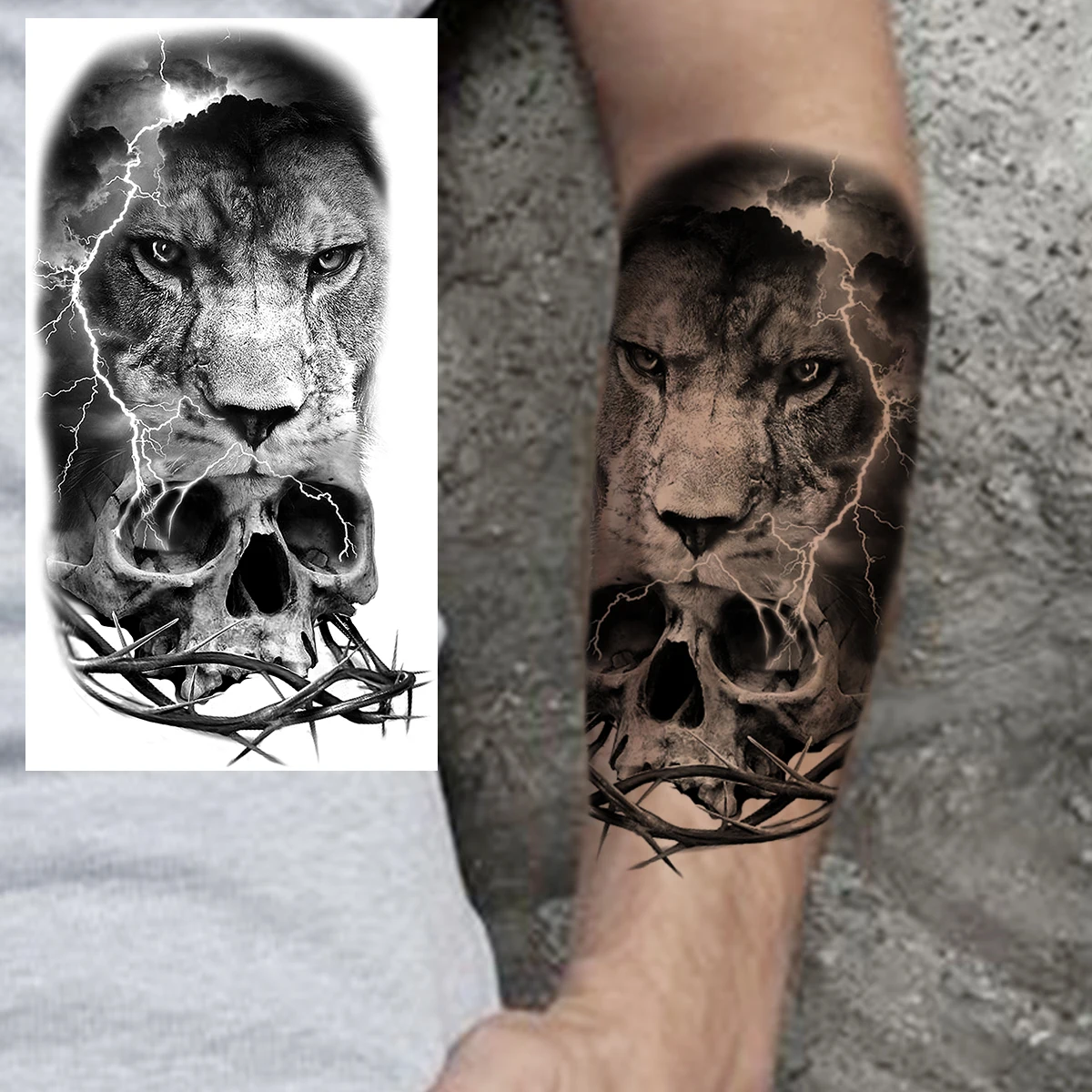 Lion Skull Tattoo lion-skull-tattoo