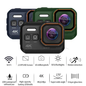 KCX Ultra HD 4K Action Camera 10m waterproof 2.0' Screen 1080p sport Camera go extreme pro cam drive recorder tachograp 1